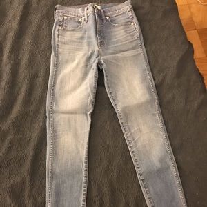 Madewell 10” high riser skinny skinny jean sz27